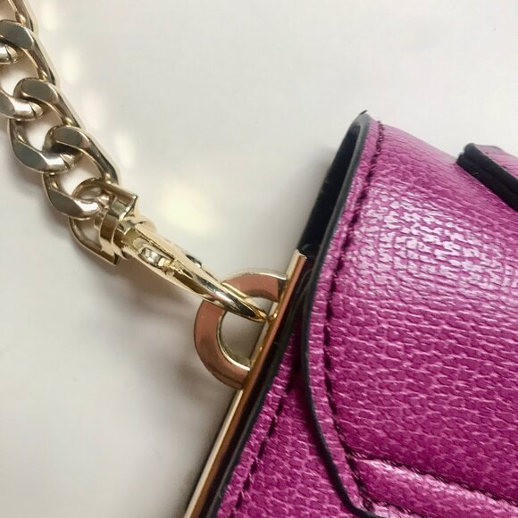 ALDO Magenta Structured Lady Bag | Pop of Color Statement Satchel - Picture 16 of 16
